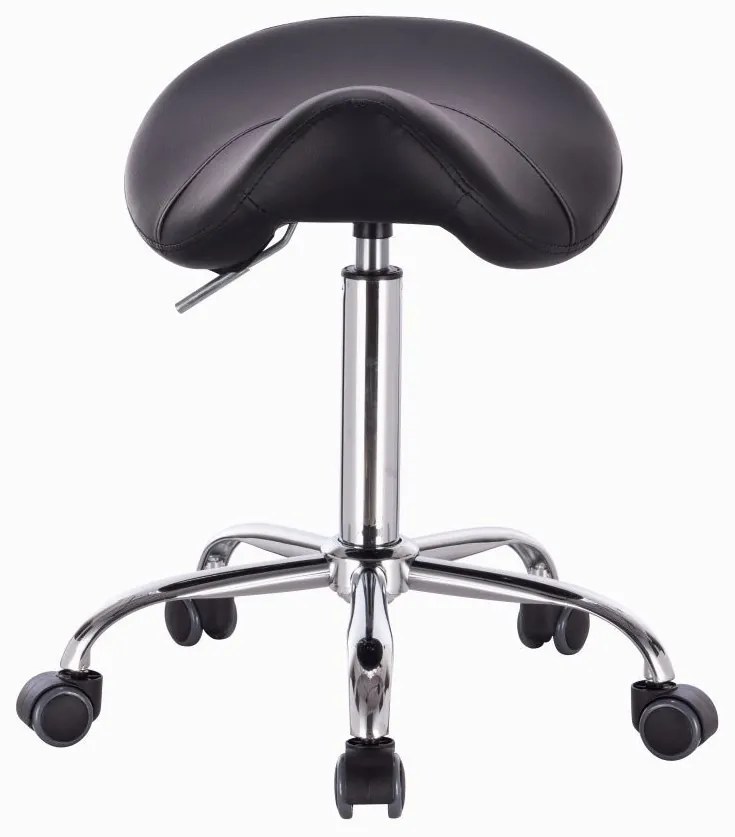 LuxuryForm DESIGN Kozmetický taburet BULL - čierny