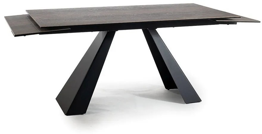 Jedálenský stôl Salvadore II, 160 x 90 cm, tmavo hnedá
