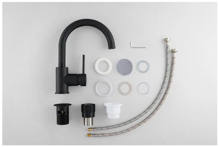 Livarno home Umývadlová batéria (čierna)  (100384808)