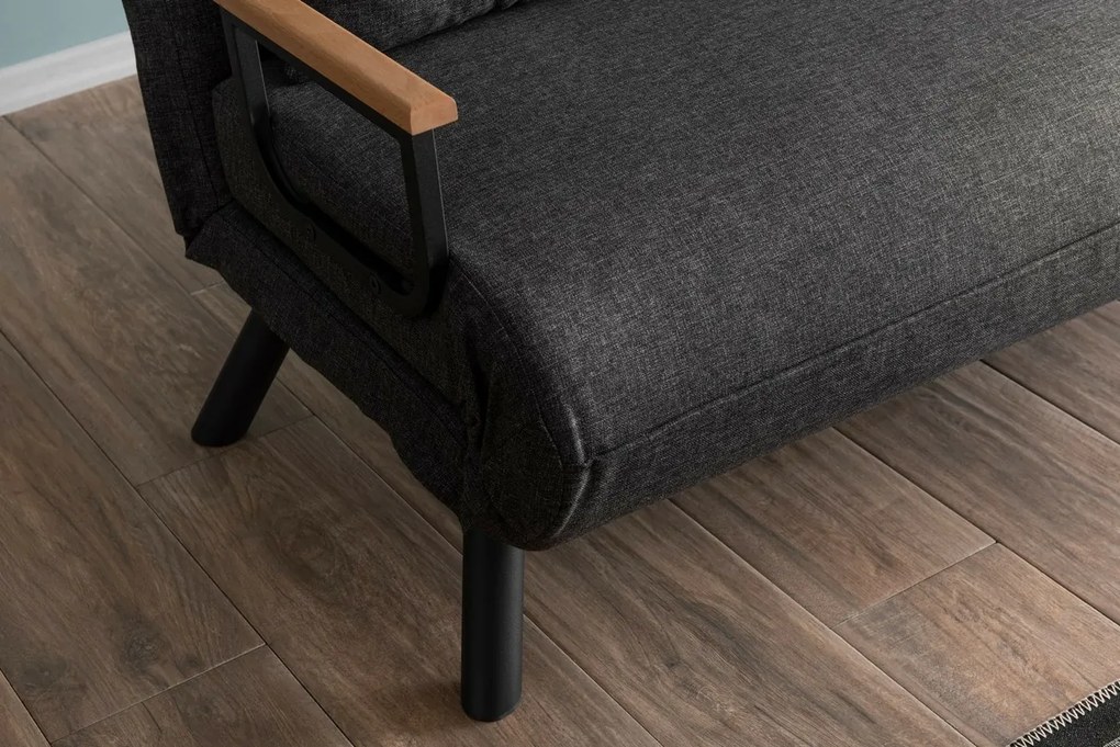 Rozkladacia pohovka Sando 2 Dark Grey