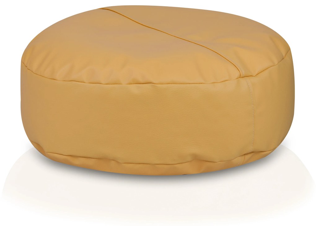 INTERMEDIC SK - Sedací vak 47x15 cm z ekokože | podnožka, podsedák, doplnkové sedenie Farba: E13 - Hnedá tmavá (Ekokoža)