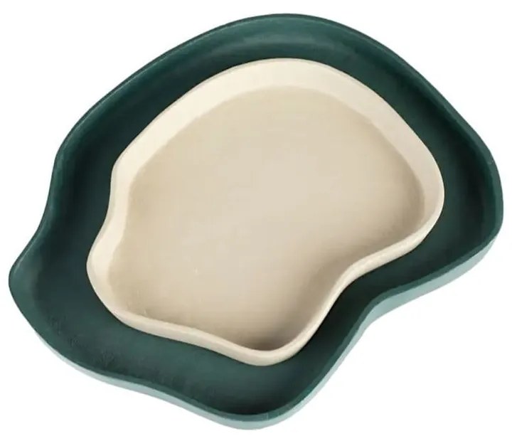 Kovové dekoračné tácky v súprave 2 ks 35x23 cm Revolt – Zuiver