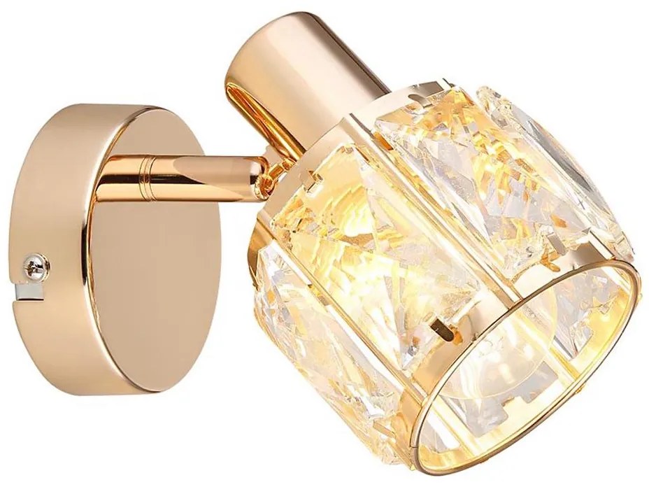 Nástenné bodové svietidlo DUBAI 1xE14/40W/230V rose gold