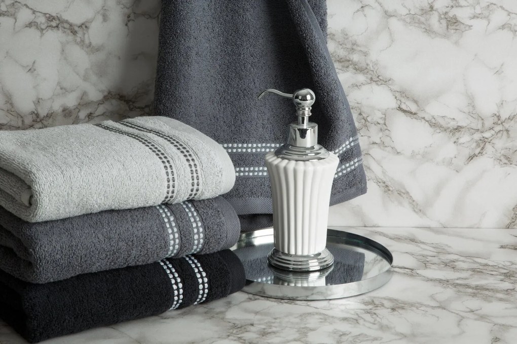 FROTÉ UTERÁK ALLY 70X140 CM ČIERNA