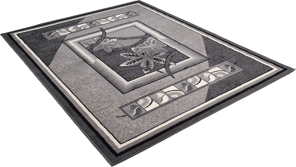 TA Koberec 1912A GRAY CHEAP PP CRM Sivý Obdĺžnikový Rozmer: 60x100 cm