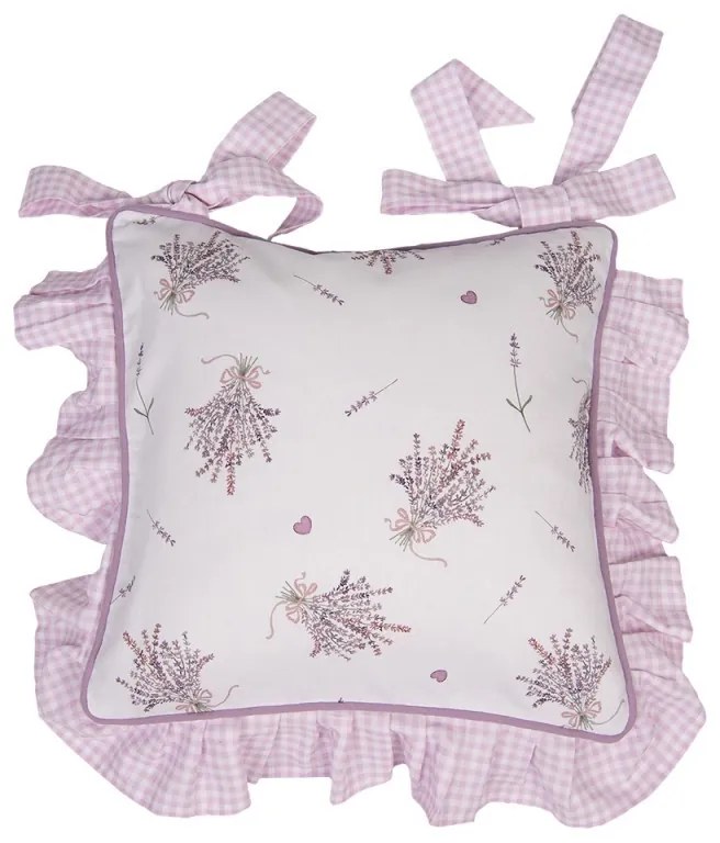 Bavlnený povlak na podsedák Lavander Garden - 40*40 cm