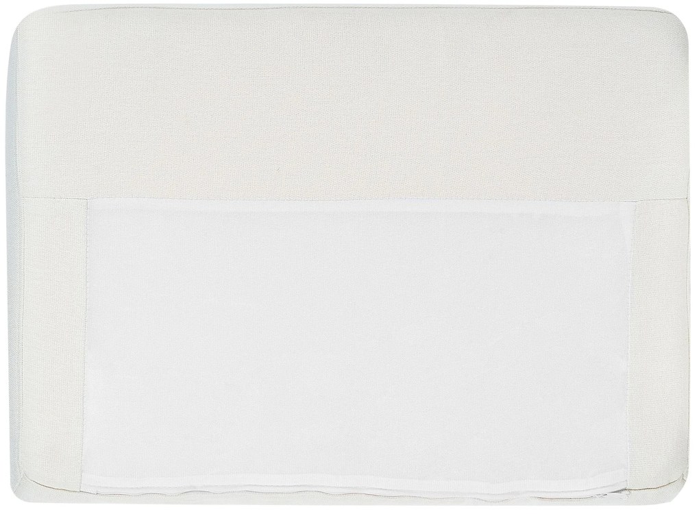 4-miestna rohová čalúnená pohovka ľavostranná krémová biela BREDA Beliani