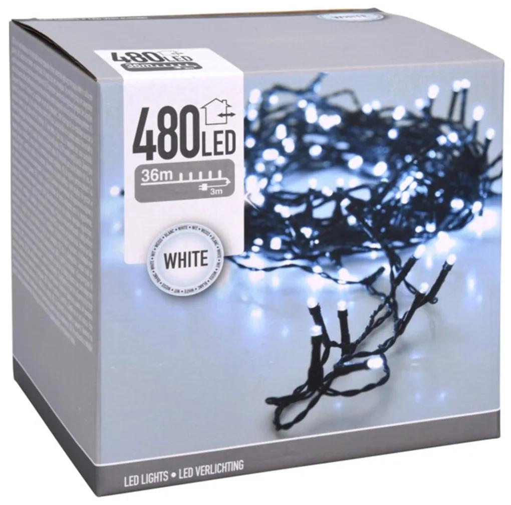 Vánoční světelný LED řetěz Decor 36 m studená bílá