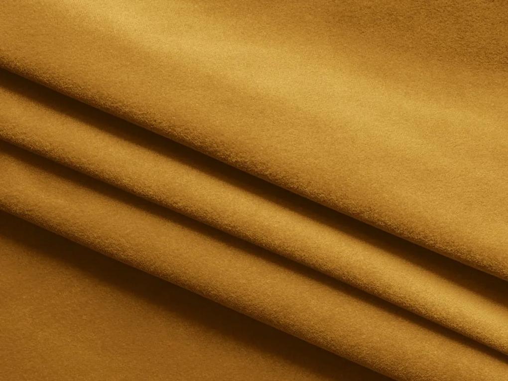 Trojmiestna pohovka kaira 220 x 104 cm žltá MUZZA
