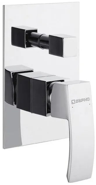 Sapho Sapho, GINKO podomietková sprchová batéria, 2 výstupy, chrómová, 1101-42