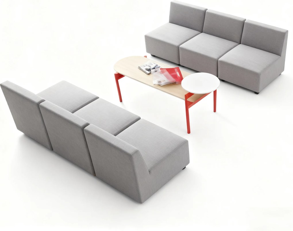 Sedačka LEA, kresielko, tmavo sivá