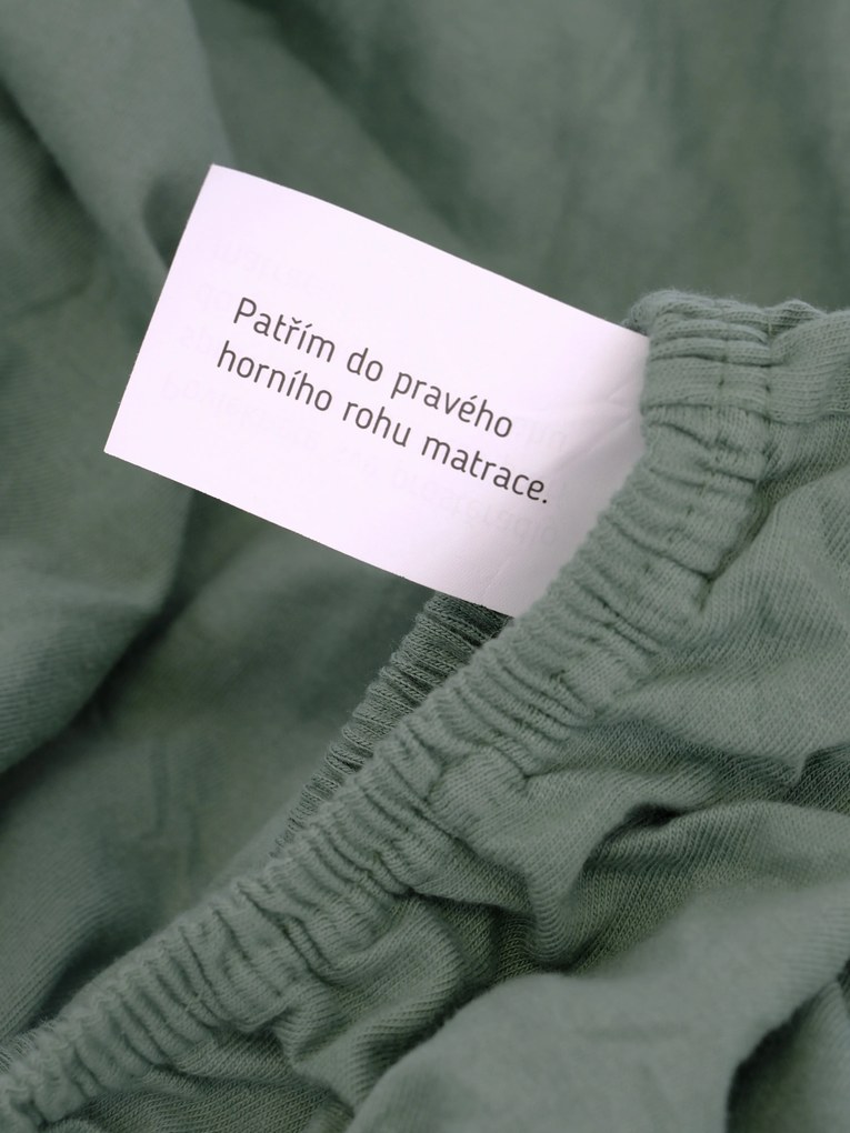 Jersey plachta Classic 140 x 200 cm - olivová