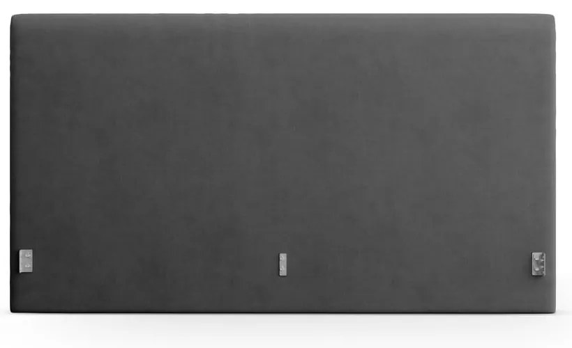Antracitové čalúnené čelo postele 150,5x100 cm Remo – Micadoni