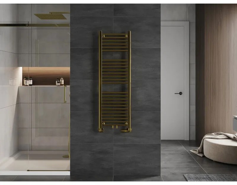 Mexen Mars, vykurovacie teleso 1200x400 mm, 346 W, zlatá lesklá, W110-1200-400-00-50