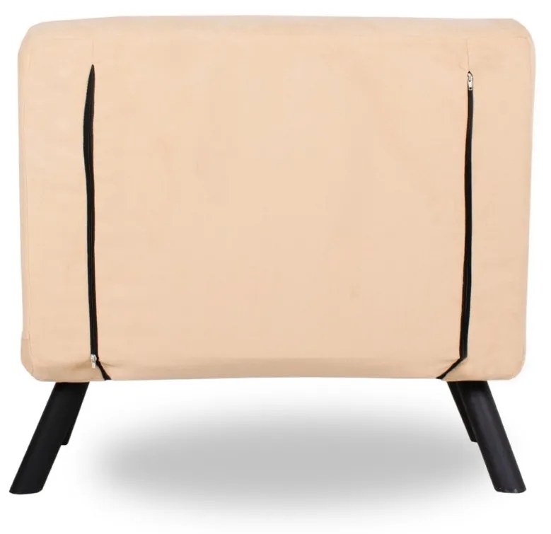 Rozkladacie kreslo Sando 60 cm krémové