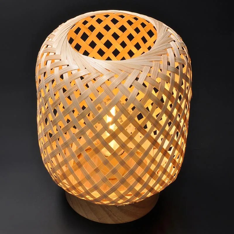 SOLIGHT Ratanová LED lampáš s LED žiarovkou, teplá biela, 3x AAA, 19cm