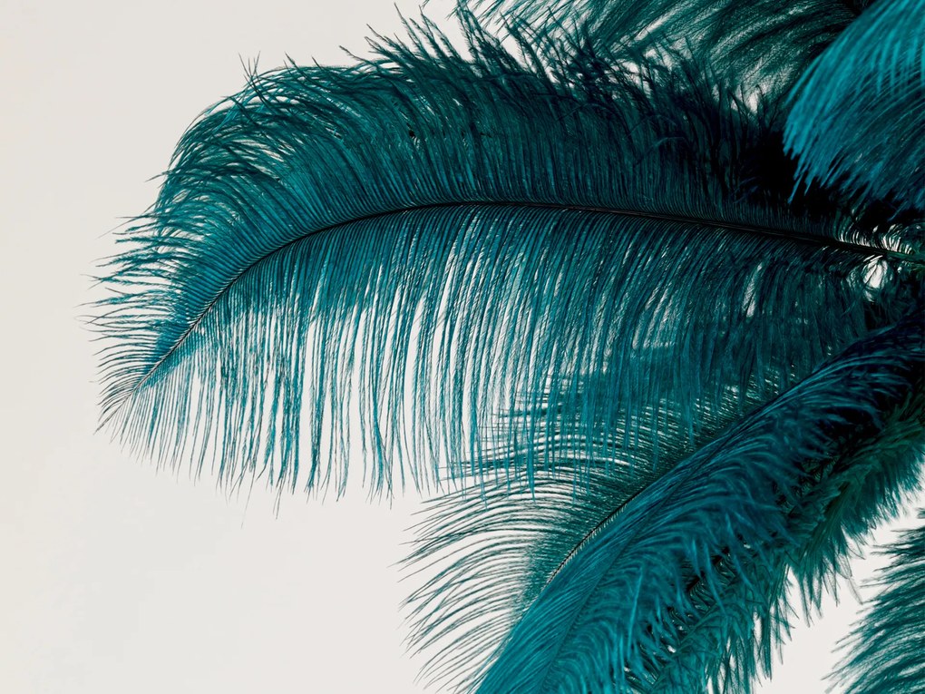 Feather Palm závesná lampa Ø87 cm zelená