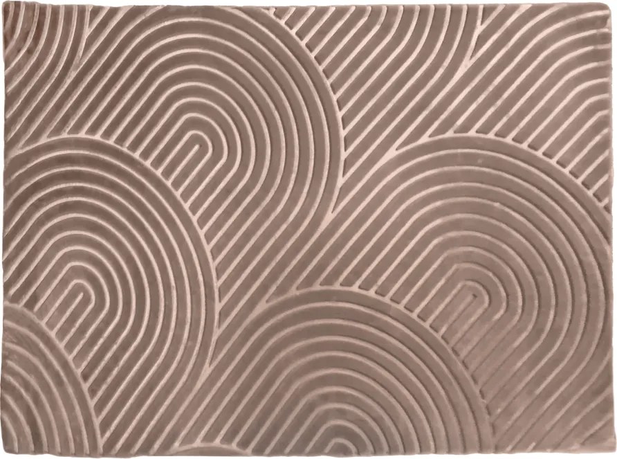 Koberec, svetlohnedá-sand, 100x150, LUVRE