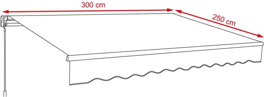 Kĺbová markíza Avenberg CELESTE – Béžová