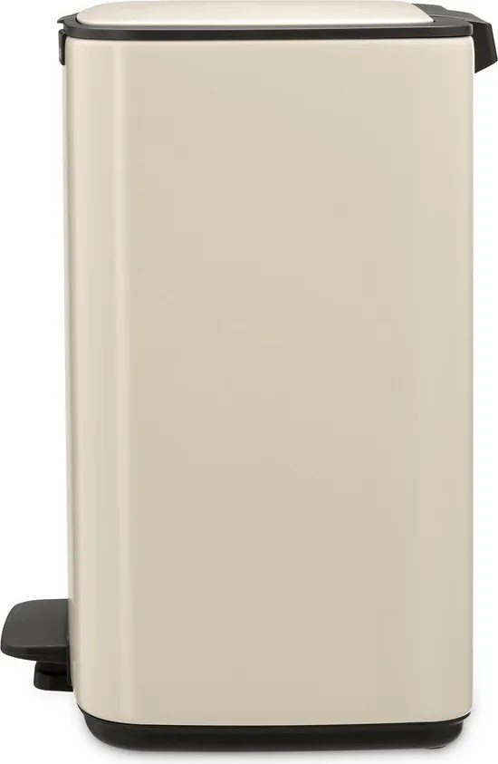 Béžový pedálový oceľový odpadkový kôš 12 l Bo – Brabantia