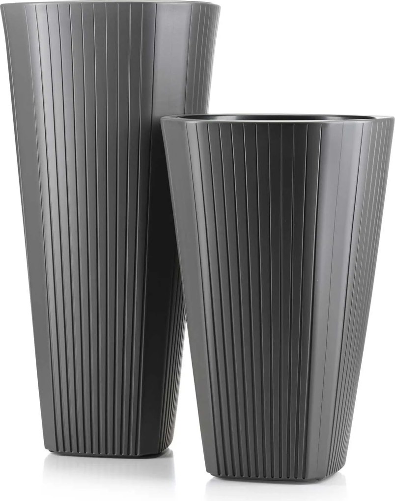 Kvetináč MORA 38,8x60,7 cm čierny