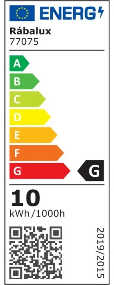 Rabalux 77075 vonkajšie nástenné LED svietidlo Mataro 10 W, čierna