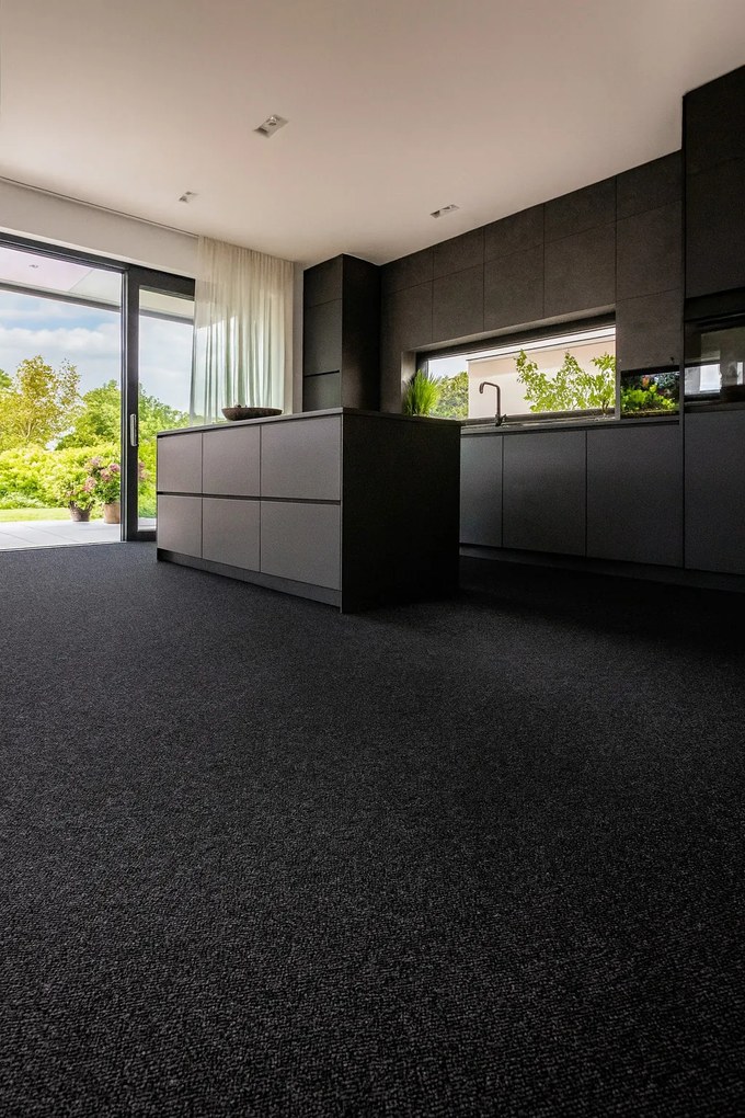 Condor Carpets, Metrážny koberec Classica 87, záťažový, na mieru, šíře 4m,5m, šedá, ab (mriežka), chodba / predsieň