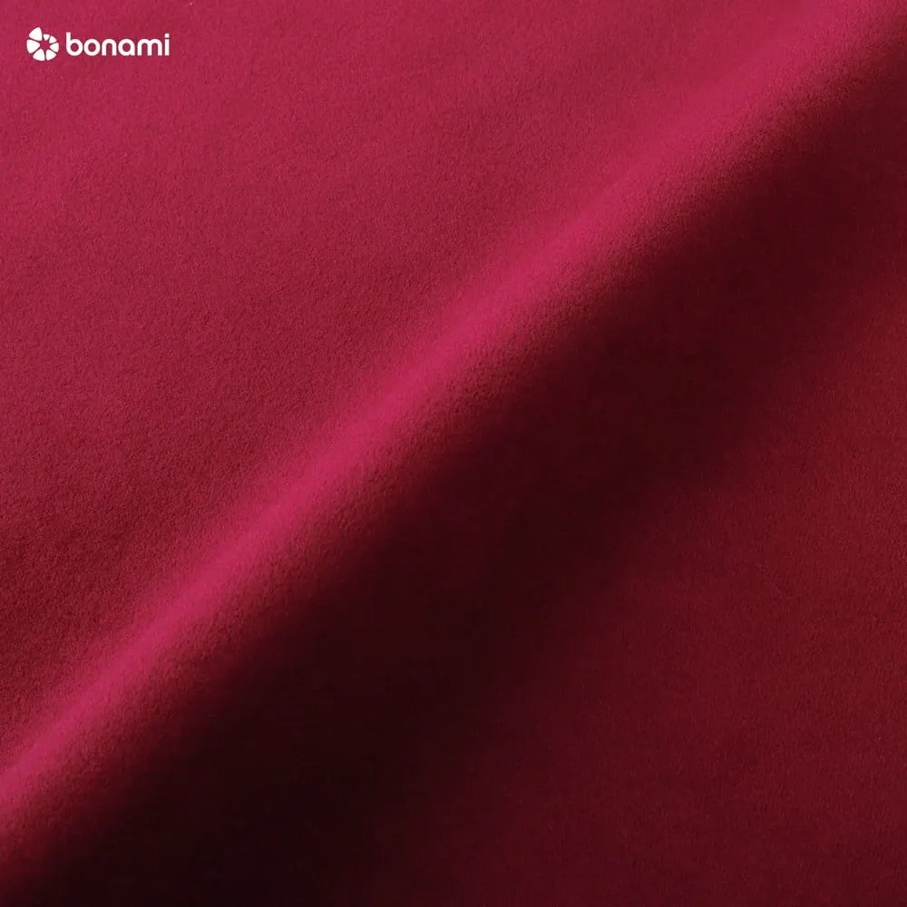 Červená zamatová podnožka Milo Casa Santo