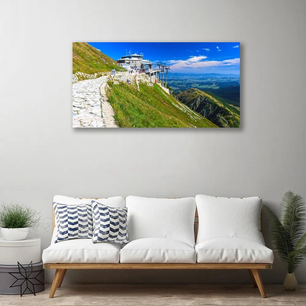 Obraz na plátne Hory chodník príroda 120x60 cm