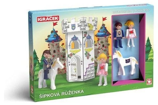Efko Igráček Šípková Ruženka kreatívna sada s rozprávkou