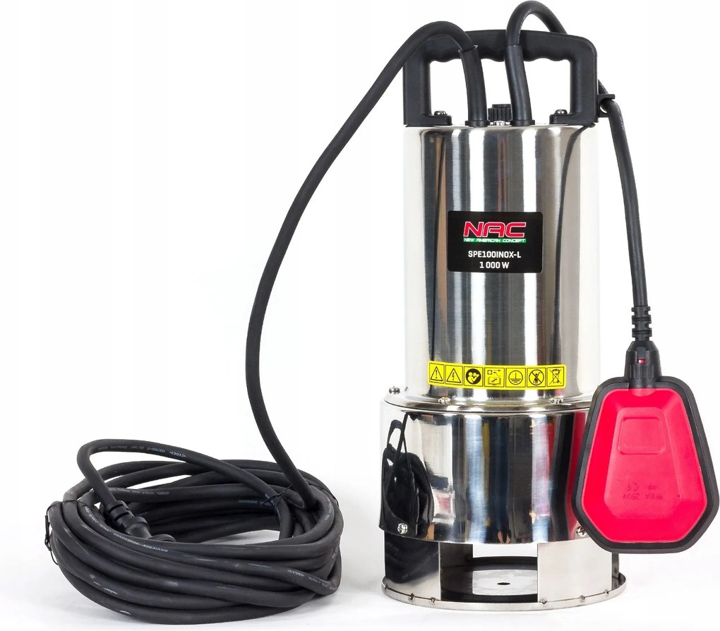 Čerpadlo Nac Ponorné kalové SPE100INOX-L nerez