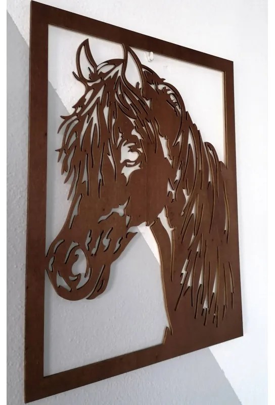 Drevený obraz na stenu hlava kôň I SENTOP PR0293