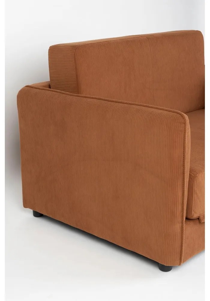 Oranžovohnedé kreslo Jopie – White Label