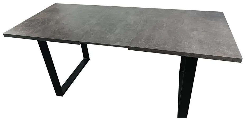 Rozkladací jedálenský stôl COLIN sivý