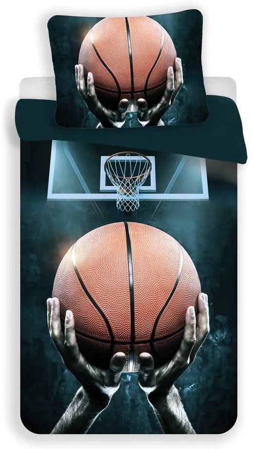 Bavlnené detské obliečky na jednolôžko 140x200 cm Basketball – Jerry Fabrics
