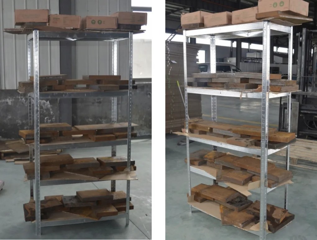 Regál 180x90x40 cm zinkovaný 5-policový, nosnosť 875 kg