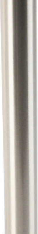 Stolná lampa z ocele so zeleným tienidlom 25 cm - Simplo