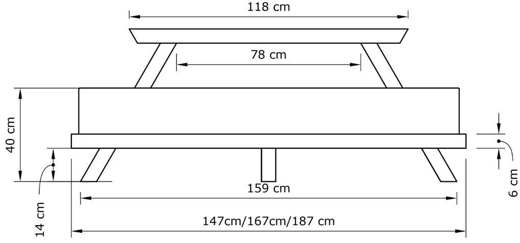 Dvoulůžková postel BREEZIO 01 200x200 z masivu