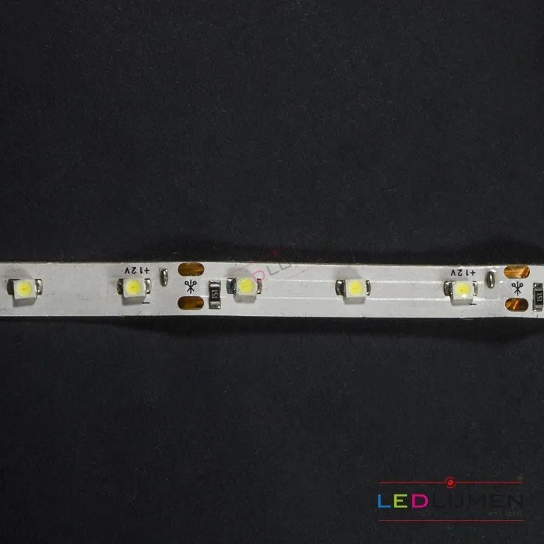 BRG 5m LED pásik 60x SMD3528 4.8W studená biela IP20