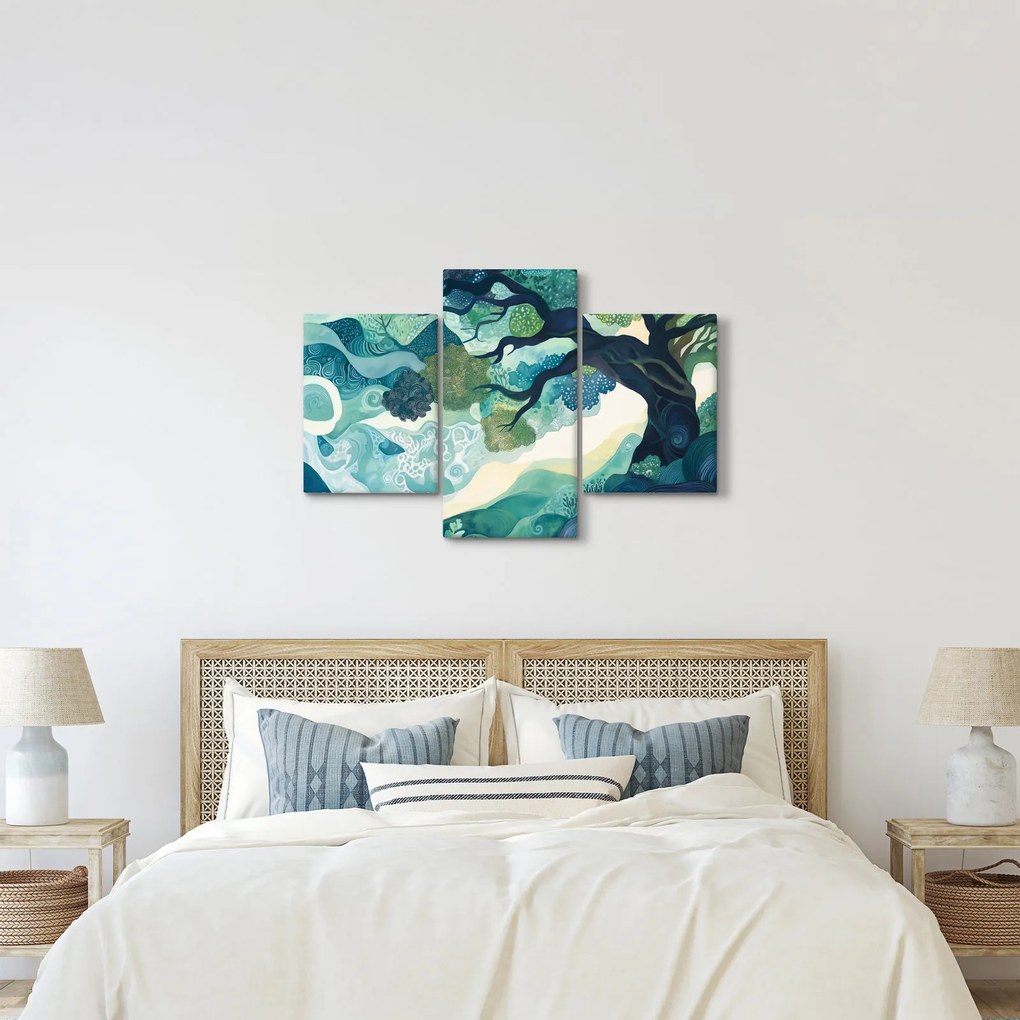 Obraz – Zelená koruna stromu života (90x60 cm)