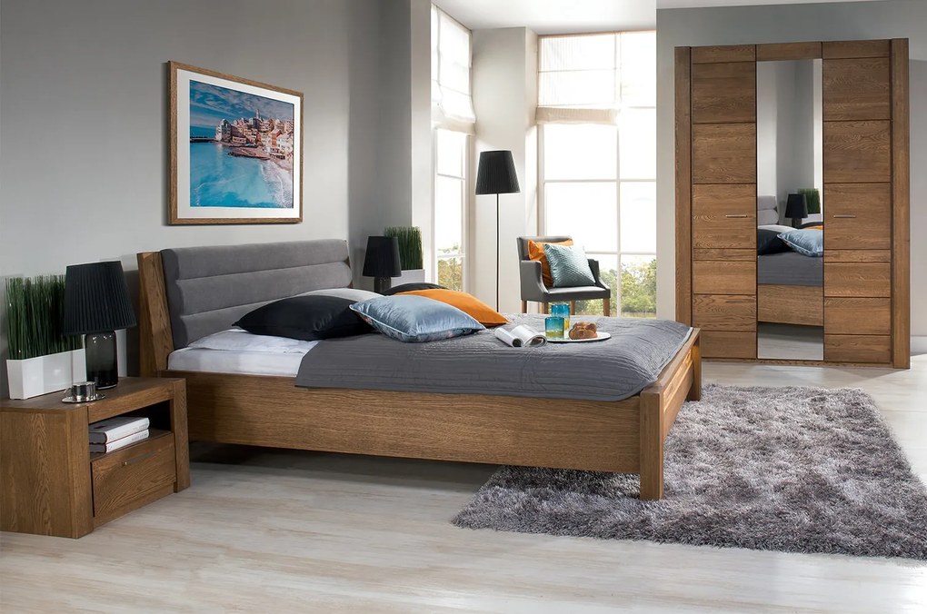Nočný stolík Velvet II 79 54 cm z masívu dub Rustikal