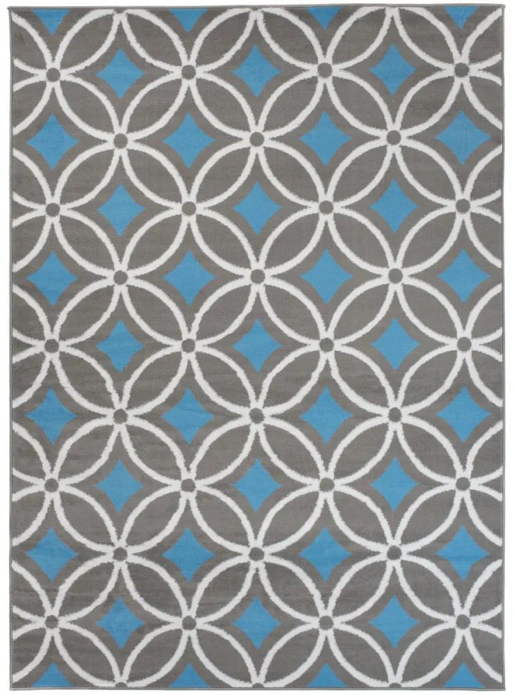 Kusový koberec PP Peny modrý, Velikosti 80x150cm