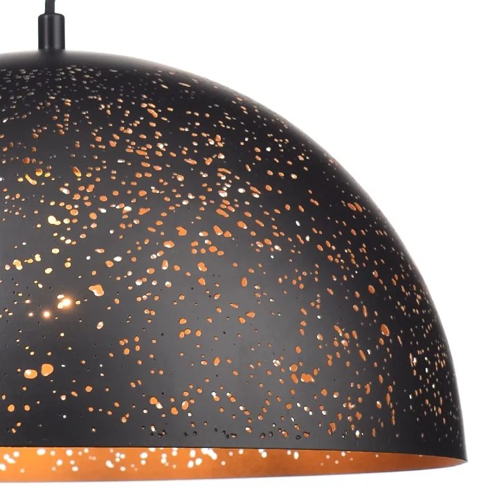 ACA DECOR Závesné svietidlo PLANETARIO max. 60W/E27/230V/IP20, čierne