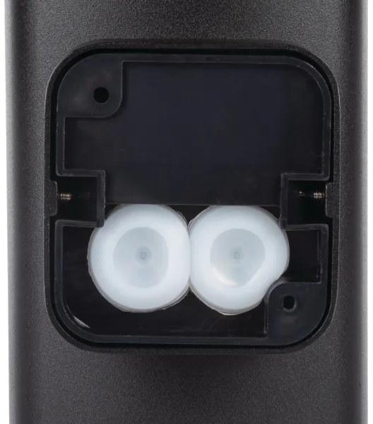 Kanlux 38886 - Vonkajšie nástenné svietidlo ZEVI 2xGU10/10W/230V IP54 čierna