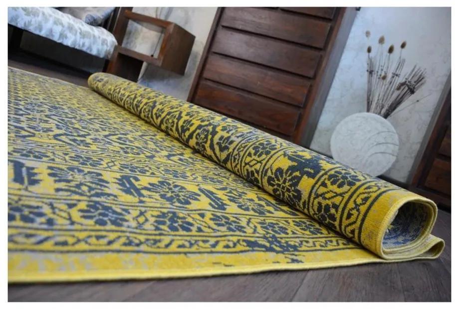 Kusový koberec PP Rose žltý 120x170cm