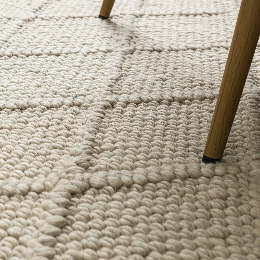 Kusový koberec Tahar 99001B cream, 160x240, biela, obývacia izba, Dywany Łuszczów