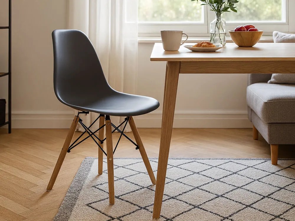 CH Jedálenská stolička Theo - sivá