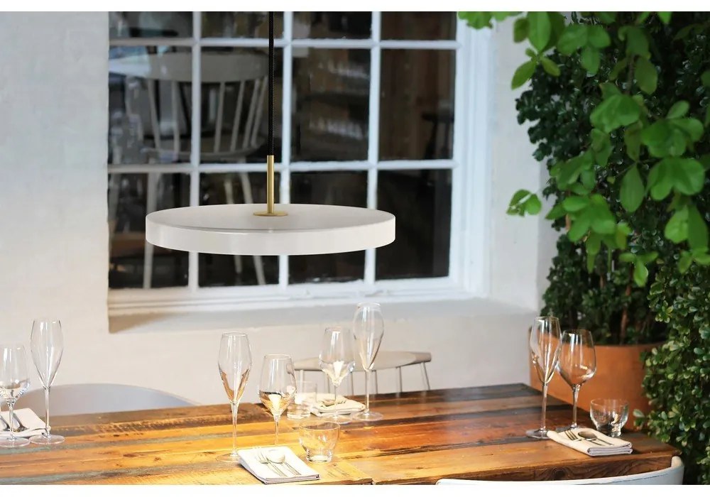 Biele LED závesné svietidlo s kovovým tienidlom ø 31 cm Asteria Mini – UMAGE