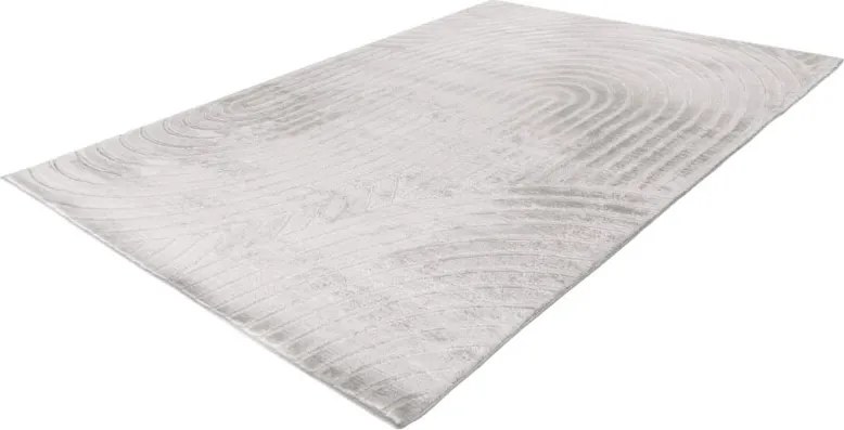 Dekorstudio Moderný kožušinový koberec Waves 501 - sivobéžový Rozmer koberca: 160x230cm