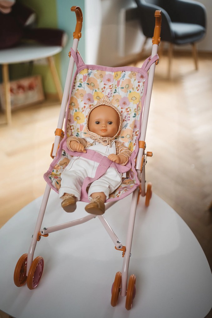 Pomea - skladací kočík - kvetiny